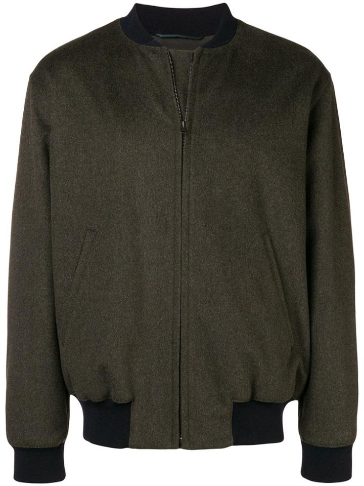 Holland & Holland Classic Bomber Jacket - Green