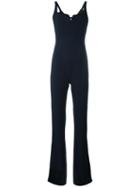 Galvan 'signature' Corset Jumpsuit, Women's, Size: 40, Blue, Triacetate/polyester/spandex/elastane