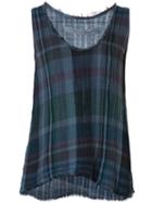 Raquel Allegra Plaid Oversized Tank