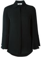 Valentino Flared Sleeve Blouse, Women's, Size: 40, Black, Silk