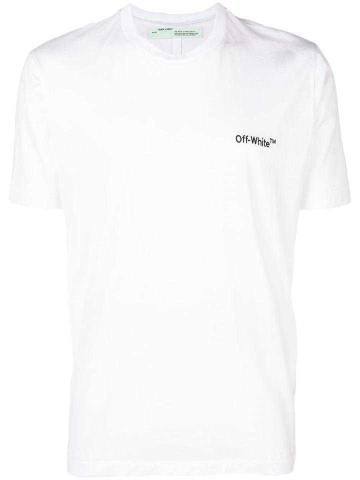 Off-white Logo Embroidered T-shirt