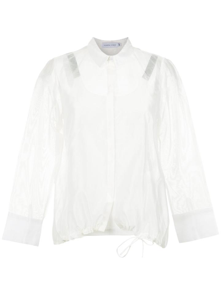 Mara Mac Drawstring Hem Shirt - Unavailable