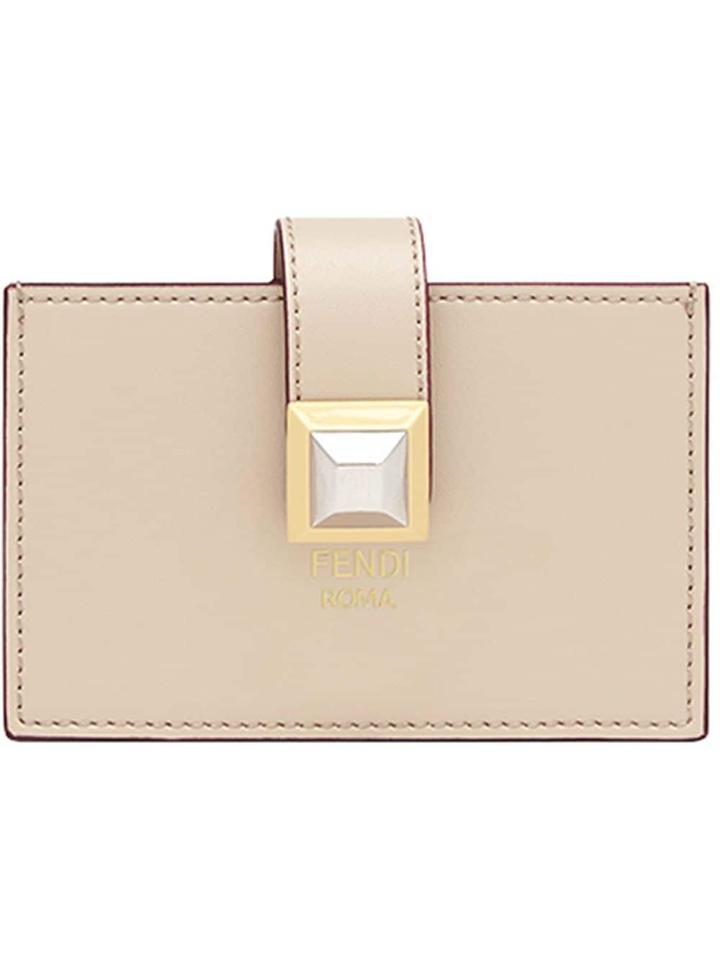 Fendi Rainbow Card-holder Wallet - Neutrals