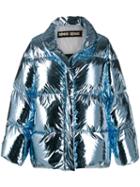 Ienki Ienki Metallic Padded Jacket - Blue