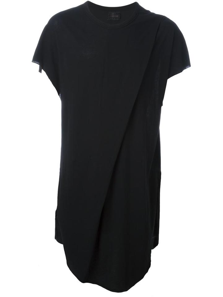 Lost & Found Ria Dunn Long Asymmetric 'folded' T-shirt