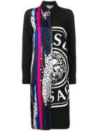 Versus Printed Shirt Dress - Black