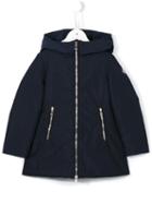Moncler Kids 'dimitra' Padded Coat, Toddler Girl's, Size: 5 Yrs, Blue