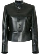 Comme Des Garçons Pre-owned Faux Leather Jacket - Black