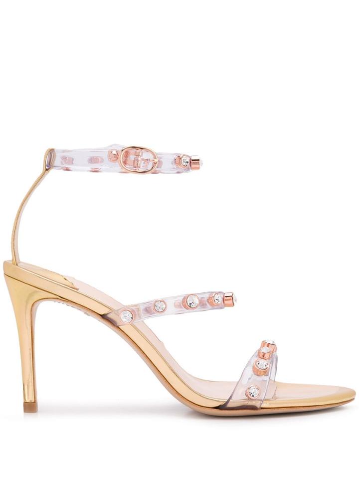 Sophia Webster Diamond Stud Sandals - Gold