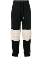 Zilver Side Strap Track Pants In Organic Cotton - Black