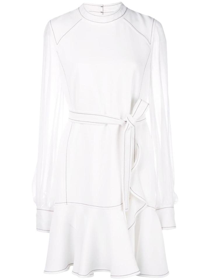 Carolina Herrera Tie Waist Dress - White