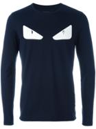 Fendi Bag Bugs Long Sleeved T-shirt - Blue