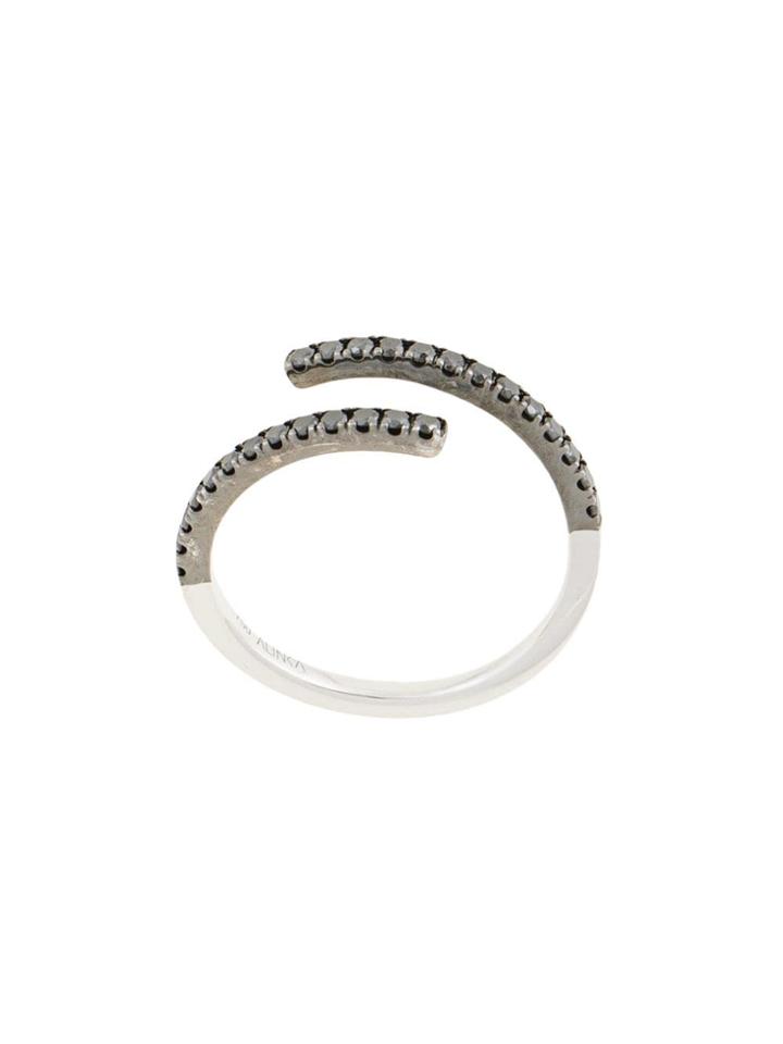 Alinka 18kt White Gold Eclipse Diamond Ring - Silver