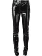 Wanda Nylon Vinyl Pants, Women's, Size: 36, Black, Polyamide/polyurethane/viscose