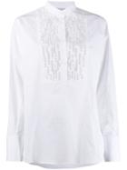 Ermanno Scervino Embellished Long Sleeve Shirt - White