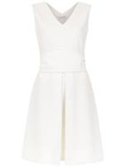 Olympiah Belted Rosello Dress - White