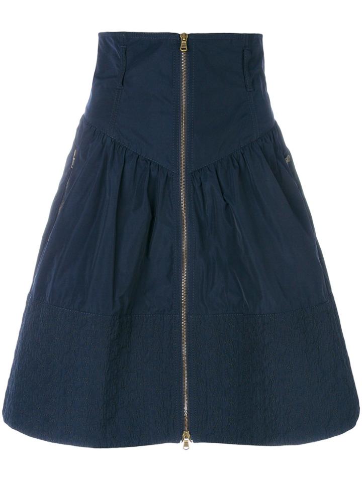Tomas Maier Sporty Nylon Skirt - Blue