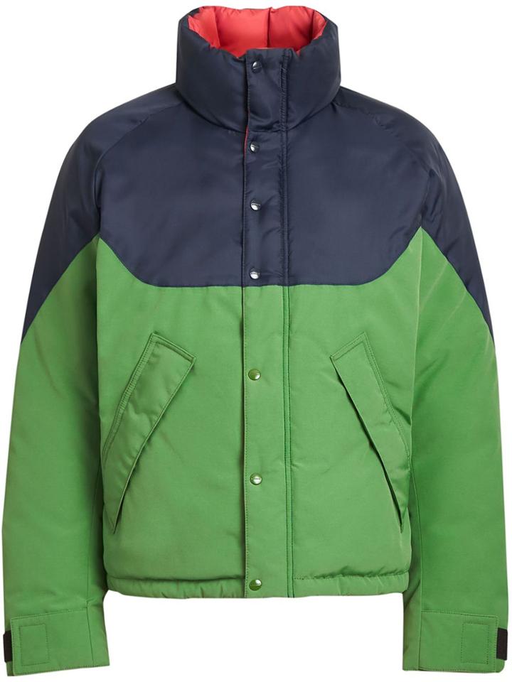 Burberry Tri-tone Down-filled Reversible Jacket - Green