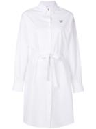 Kenzo Mini Tiger Shirt Dress - White