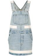 Givenchy Denim Dungaree Dress - Blue