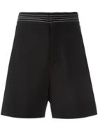 Olympiah Velvet Shorts - Black
