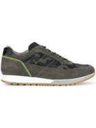 Hogan Camouflage Panel Sneakers - Grey