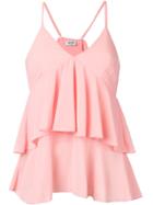 Liu Jo Layered Ruffle Top - Pink