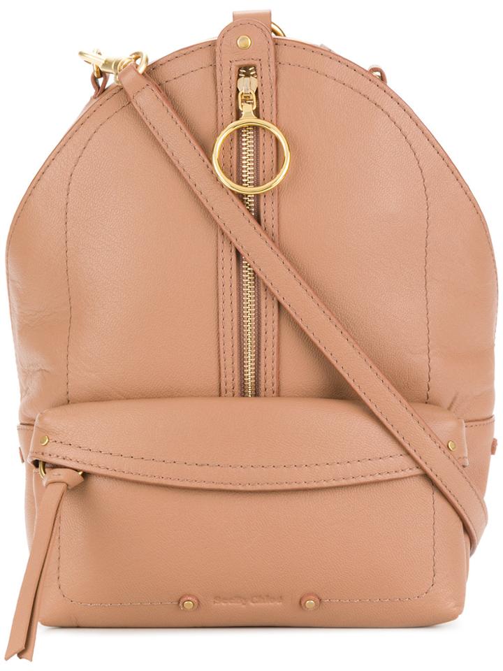 See By Chloé Mino Medium Backpack - Brown