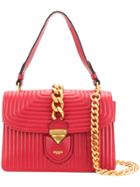 Moschino Quilted Chain Trim Tote - Red