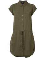 Paige - Drawstring Shirt Dress - Women - Tencel - Xs, Women's, Green, Tencel