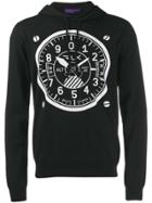 Ralph Lauren Purple Graphic Printed Hoodie - Black