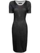 Narciso Rodriguez Round Neck Dress - Black