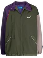 Ader Error Printed Logo Coat - Green