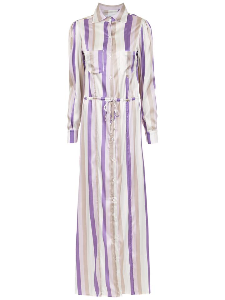 Amir Slama Silk Beach Dress - Nude & Neutrals