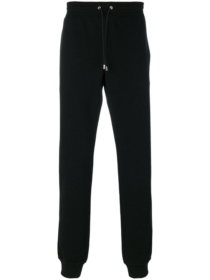 Versace - Medusa Embroidered Joggers - Men - Cotton/acrylic/wool - L, Black, Cotton/acrylic/wool