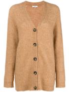 Ganni Classic Long-sleeve Cardigan - Nude & Neutrals