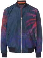 Paul Smith Paul's Photo Print Bomber Jacket - Blue