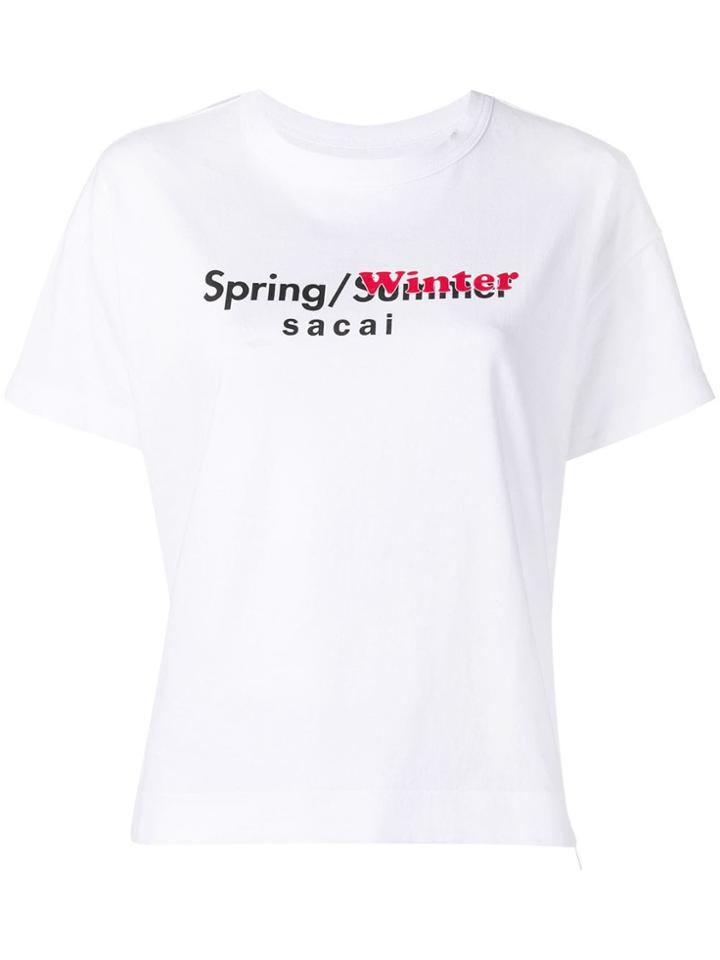 Sacai Winter T-shirt - White