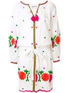 Essentiel Antwerp Floral Pom Pom Dress - White