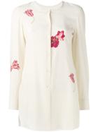 Salvatore Ferragamo Floral-print Shirt - Nude & Neutrals
