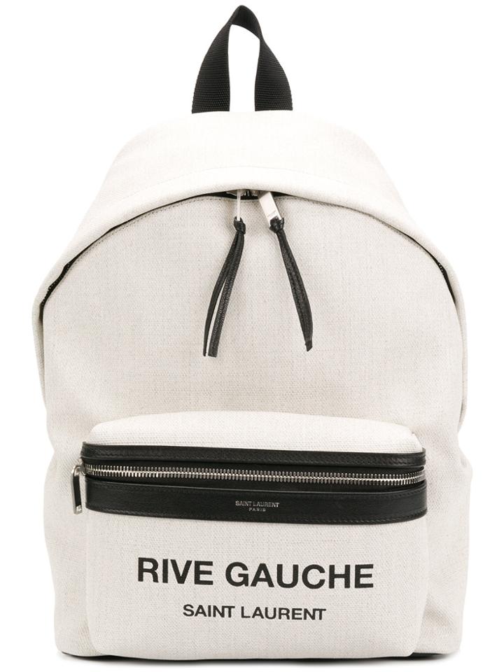 Saint Laurent City Backpack - Nude & Neutrals