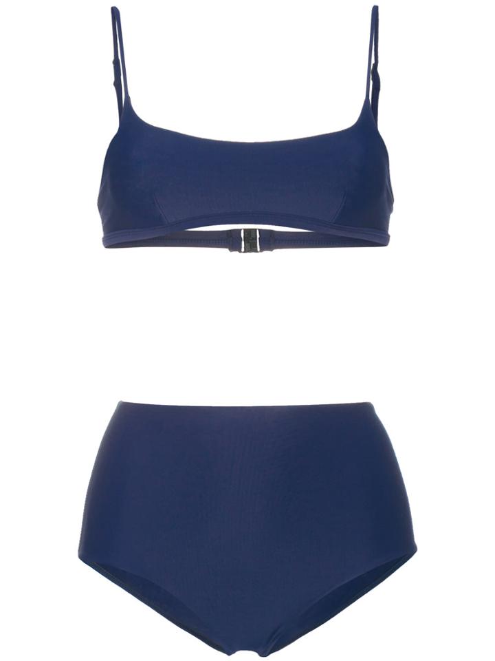 Matteau The Crop Top Bikini - Blue