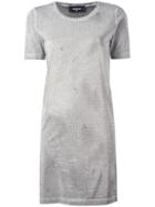 Dsquared2 Microstudded T-shirt Dress - Grey