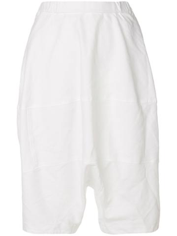 Comme Des Garçons Girl Tapered Shorts - White