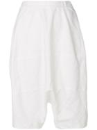 Comme Des Garçons Girl Tapered Shorts - White