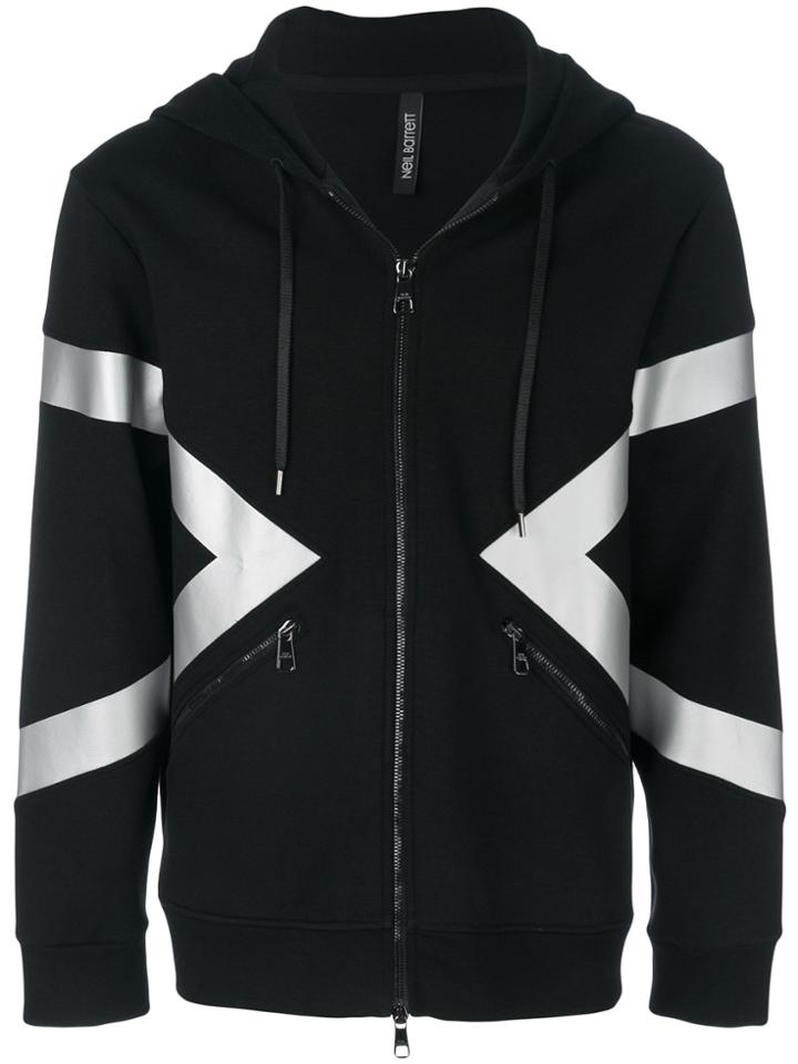 Neil Barrett Modernist Hooded Jacket - Black