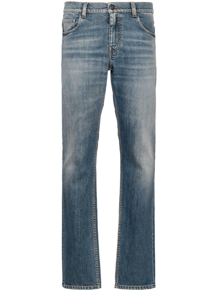 Prada Tapered-fit Denim Jeans - Blue