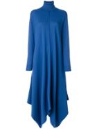 Stella Mccartney Long Asymmetric Dress - Blue