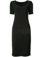 Knee-length Dress - Women - Silk/spandex/elastane/acetate/viscose - 0, Black, Silk/spandex/elastane/acetate/viscose, Adam Lippes