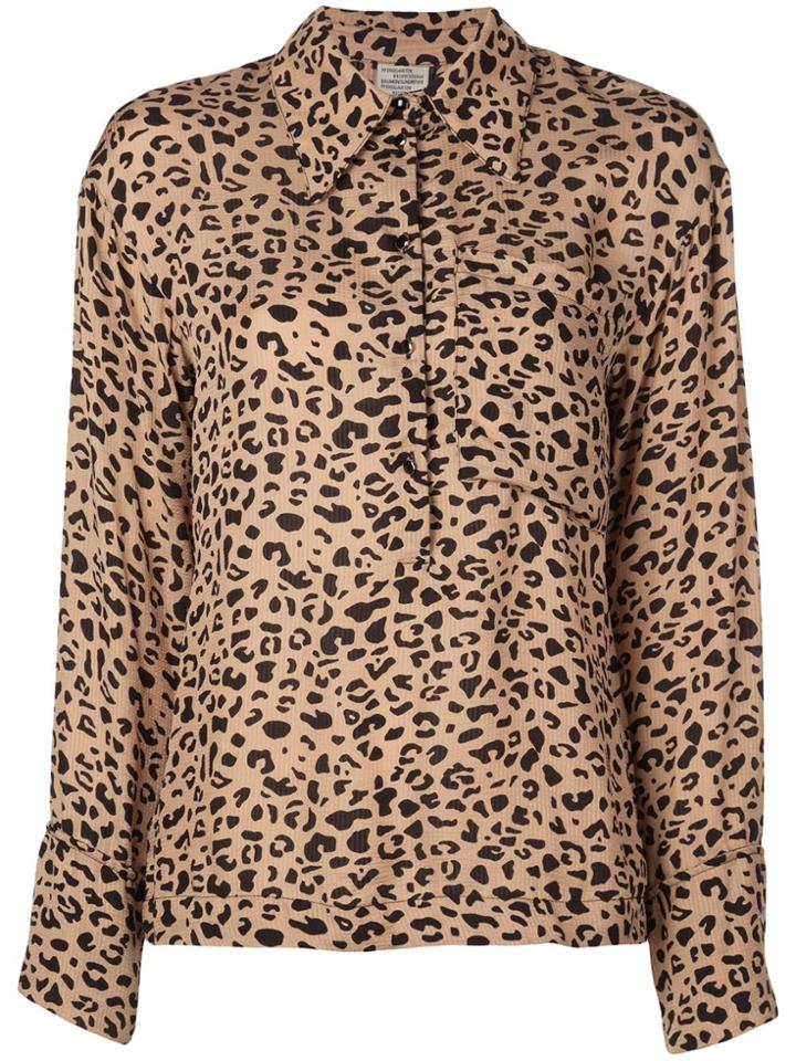 Baum Und Pferdgarten Leopard Print Shirt - Neutrals